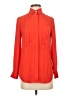 J.Crew 100% Polyester Orange Long Sleeve Blouse Size 0 (petite) - photo 1