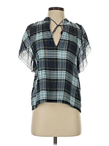 Birds of Paradis by Trovata Short Sleeve Blouse (view 1)