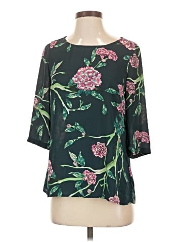 HD in Paris 3/4 Sleeve Blouse (view 1)