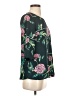HD in Paris 100% Polyester Black 3/4 Sleeve Blouse Size 0 - photo 4