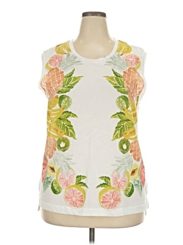 J.Crew Factory Store Sleeveless T-Shirt (view 1)