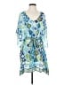 Trina Turk 100% Polyester Blue Swimsuit Cover Up Size XS - photo 1