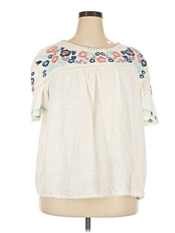 Caslon 3/4 Sleeve Blouse (view 1)