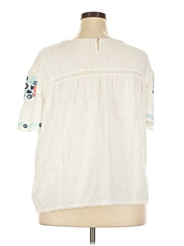 Caslon 3/4 Sleeve Blouse (view 2)