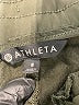 Athleta 100% Linen Chevron-herringbone Green Linen Pants Size 8 - photo 7