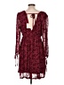 BLOOMCHIC Paisley Burgundy Cocktail Dress Size 10 - photo 2