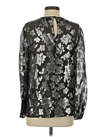 Club Monaco Long Sleeve Silk Top (view 2)