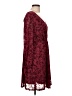 BLOOMCHIC Paisley Burgundy Cocktail Dress Size 10 - photo 4