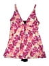 Catherine Malandrino Floral Pink One Piece Swimsuit Size 1X - photo 1