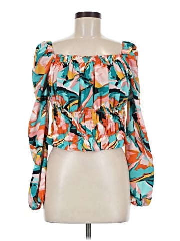 Bar III 3/4 Sleeve Blouse (view 1)