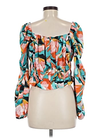 Bar III 3/4 Sleeve Blouse (view 2)