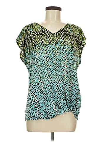 Belle By Kim Gravel Short Sleeve Blouse (view 1)