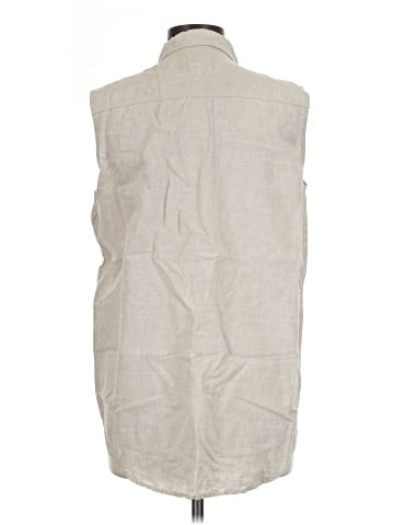 Bill Blass Sleeveless Button-Down Shirt (view 2)