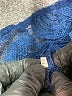Unbranded Floral Blue Shrug Size M - photo 4