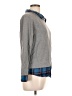 Soft Joie Plaid Gray Pullover Sweater Size L - photo 4