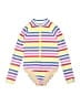 Crewcuts Stripes Yellow Rash Guard Size 8 - photo 1