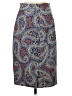 J.Crew Paisley Blue Formal Skirt Size 00 - photo 2