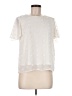 Gilli 100% Polyester Ivory Short Sleeve Blouse Size M - photo 1