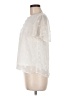 Gilli 100% Polyester Ivory Short Sleeve Blouse Size M - photo 5