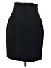 Bebe 100% Wool Solid Black Wool Skirt Size 2 - photo 2