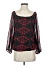 Alice + Olivia 100% Recycled Polyester Black 3/4 Sleeve Blouse Size S - photo 1