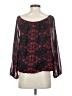 Alice + Olivia 100% Recycled Polyester Black 3/4 Sleeve Blouse Size S - photo 2