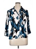 Nicola 100% Polyester Blue 3/4 Sleeve Blouse Size XL - photo 1