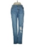 7 For All Mankind Hearts Blue Jeans Size 24 waist - photo 1