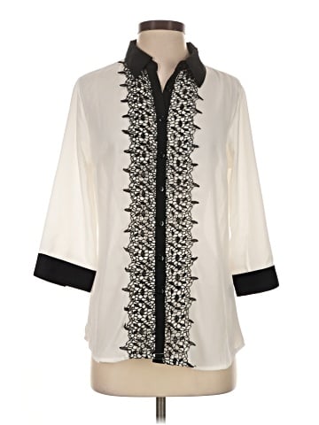 Unique Spectrum 3/4 Sleeve Blouse (view 1)