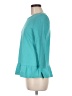 Talbots 100% Cotton Teal 3/4 Sleeve Top Size M (petite) - photo 5