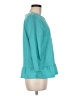 Talbots 100% Cotton Teal 3/4 Sleeve Top Size M (petite) - photo 4