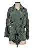 Free People 100% Cupro Green Jacket Size S - photo 1