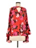 Belle + Sky Red 3/4 Sleeve Blouse Size M - photo 1