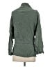 Free People 100% Cupro Green Jacket Size S - photo 2