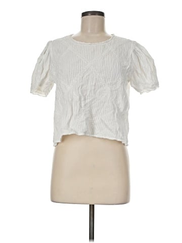 LoveShackFancy Short Sleeve Blouse (view 1)