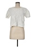 LoveShackFancy 100% Cotton Ivory Short Sleeve Blouse Size M - photo 1