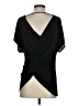 Trouve 100% Modal Black Short Sleeve Blouse Size XS - photo 2