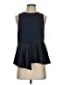 Derek Lam 100% Polyester Black Sleeveless Blouse Size 2 - photo 1