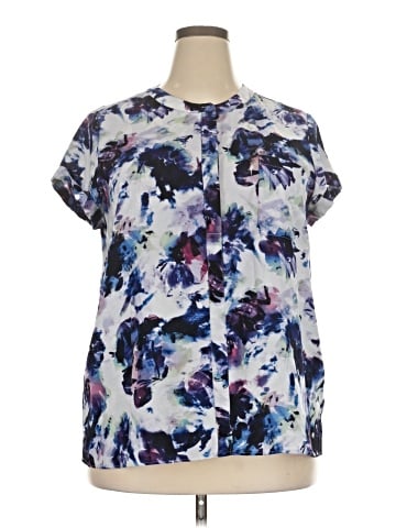 Simply Vera Vera Wang Short Sleeve Blouse (view 1)