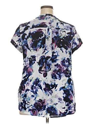 Simply Vera Vera Wang Short Sleeve Blouse (view 2)