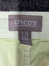 Chico's Color Block Green Jeans Size M - photo 7