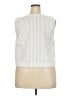 Ann Taylor Factory White Sleeveless Blouse Size XXL - photo 2