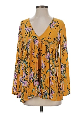 Free People 3/4 Sleeve Blouse (view 1)
