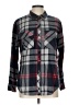 Sanctuary Plaid Gray Long Sleeve Button-Down Shirt Size L - photo 1