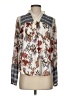 Ann Taylor LOFT 100% Polyester Floral Ivory Long Sleeve Blouse Size XS - photo 1