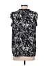 H By Halston 100% Polyester Black Sleeveless Blouse Size M - photo 2