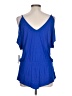 NY&C 100% Rayon Blue Sleeveless Blouse Size L - photo 2