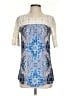 Akemi + Kin Blue Short Sleeve Blouse Size S - photo 1