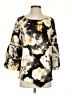 Alfani 100% Polyester Black 3/4 Sleeve Blouse Size XS - photo 1