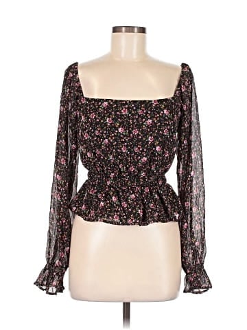 WAYF Long Sleeve Blouse (view 1)